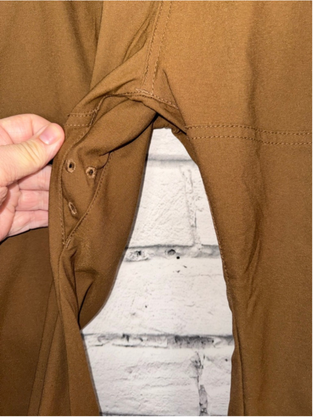 Men's Prana Pants size 40x30 Brown Stretch Zion Slim Cargo Pants Hiking Pants - Picture 9 of 16